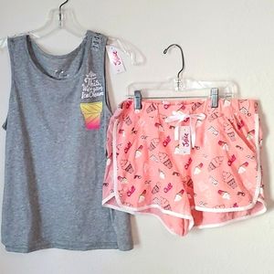 Girl tank top & shorts
